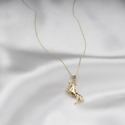 Be Like The Unicorn - Solid Gold Unicorn Necklace Gift Set