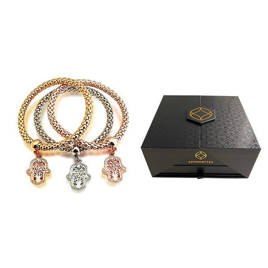 Magic in a Box - Tree of Life Hamsa Edition Charm Bracelets Gift Set