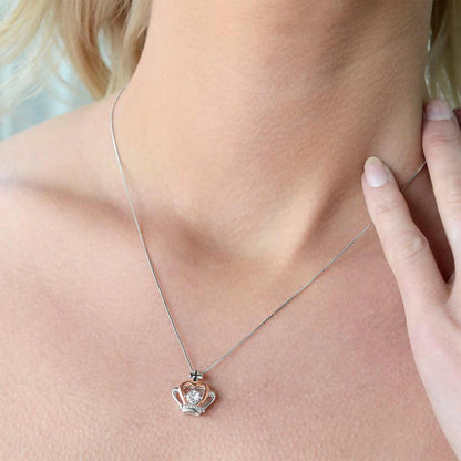 To A Badass Nurse - Luxe Crown Necklace Gift Set